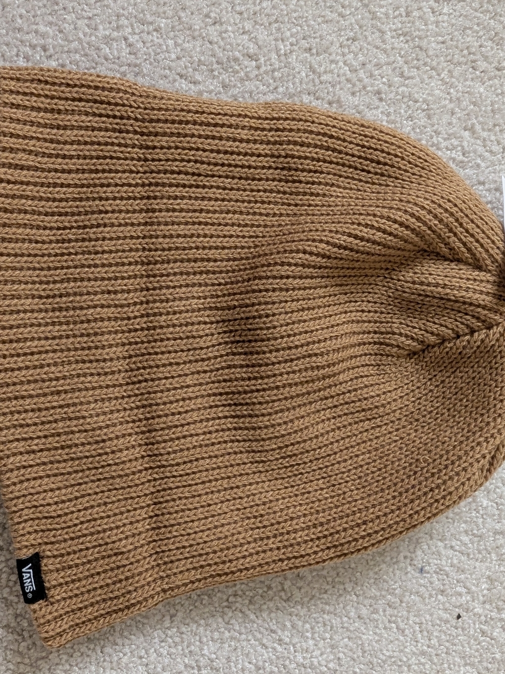 Vans Men's Knit Beanie in Camel Brown